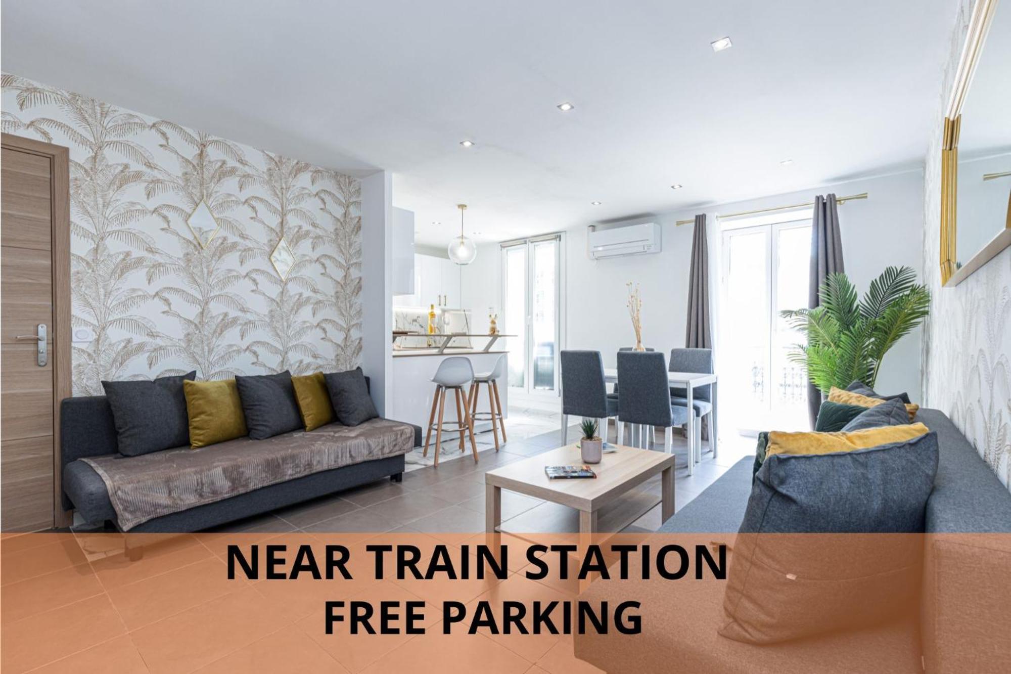 La Casa Reine Jeanne- Central Pres De La Gare - Wifi - Parking - Neuf Et Confort Nice Ngoại thất bức ảnh